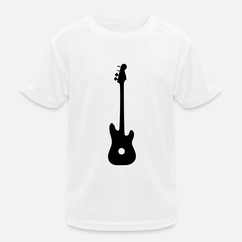 Gitarre Kinder Funktions-T-Shirt