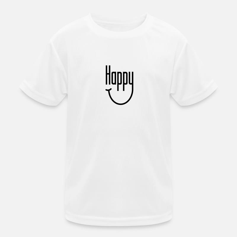 Happy Smile Kinder Funktions-T-Shirt