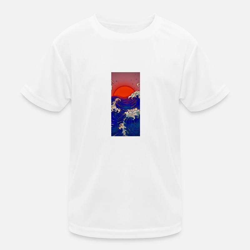 Vagues ensoleillées T-shirt sport Enfant