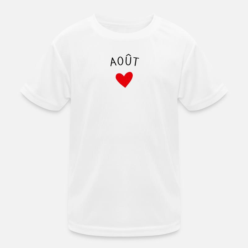 Future maman Août – Bébé en route ❤️ T-shirt sport Enfant