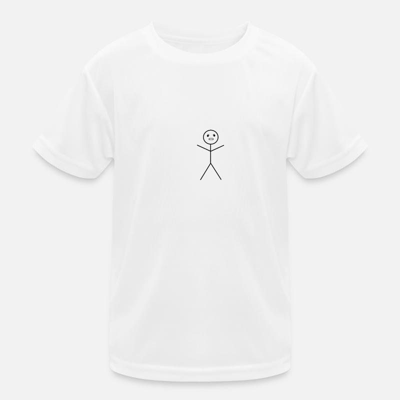 Strichmann Böse Kinder Funktions-T-Shirt