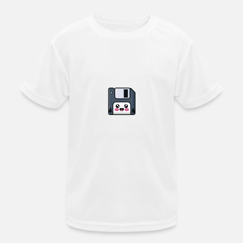 Floppy disk! Nostalgic technology! Kids Functional T-Shirt