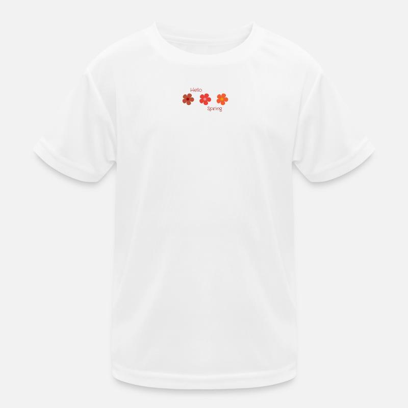 Hallo Frühling Kinder Funktions-T-Shirt