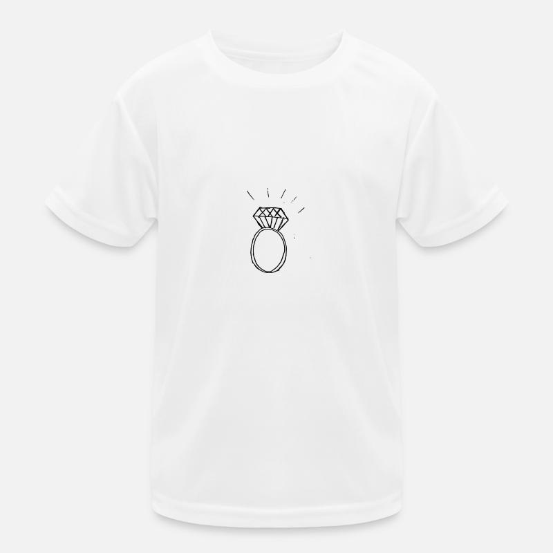 bague en diamant T-shirt sport Enfant