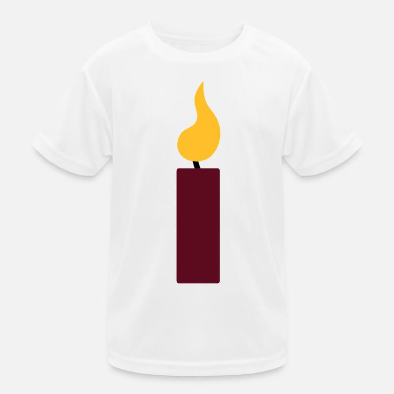1. Geburtstag - Kerze Kinder Funktions-T-Shirt