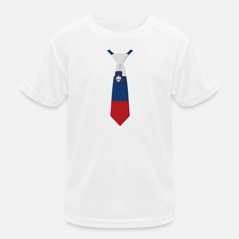 Cravate Slovénie – Conception du drapeau T-shirt sport Enfant