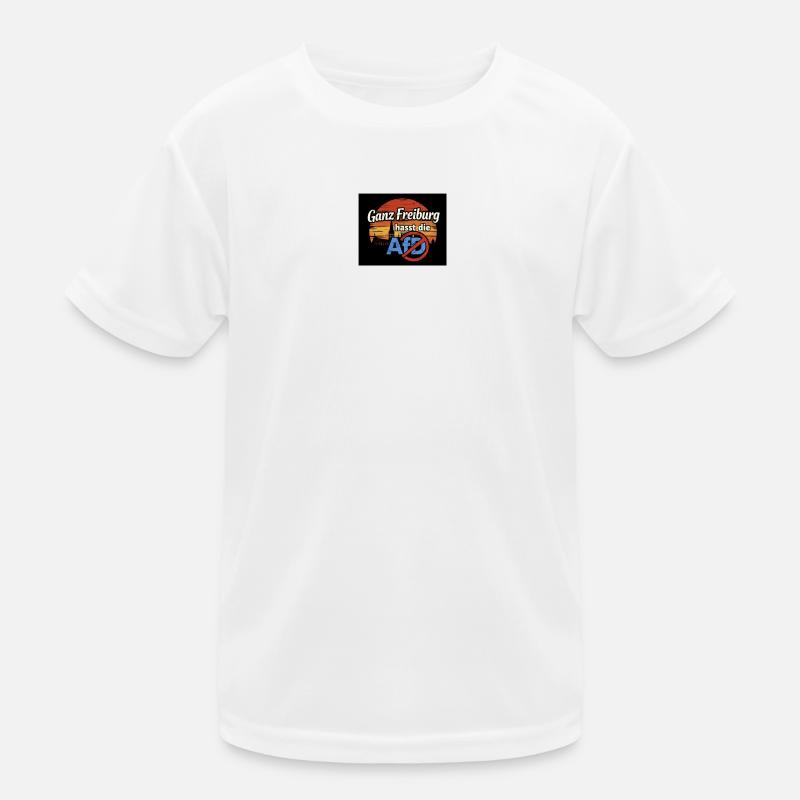 Ganz Freiburg hasst die AfD Kinder Funktions-T-Shirt