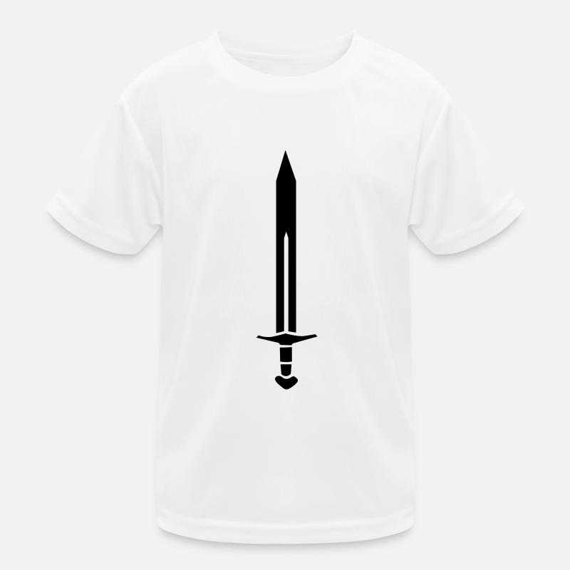 sword knight medieval Kids Functional T-Shirt
