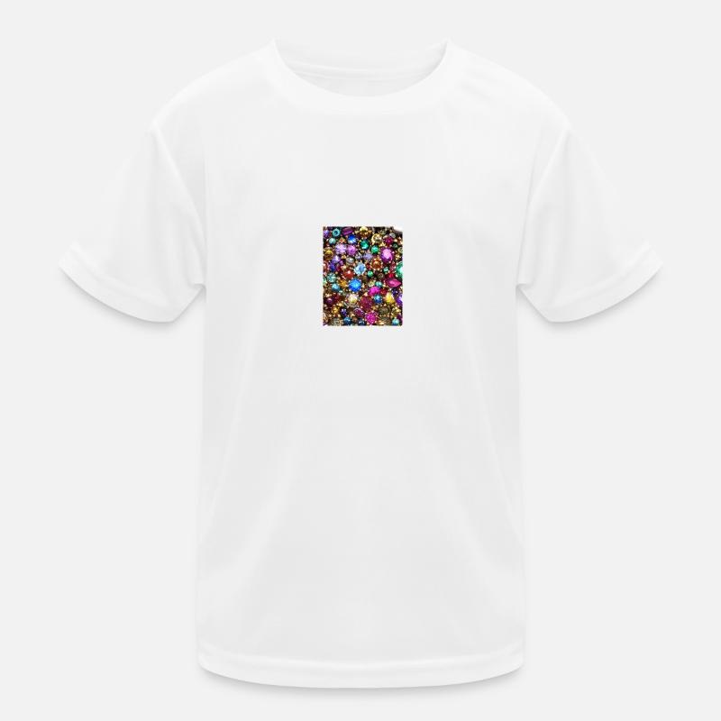 Goldener Diamant Kinder Funktions-T-Shirt