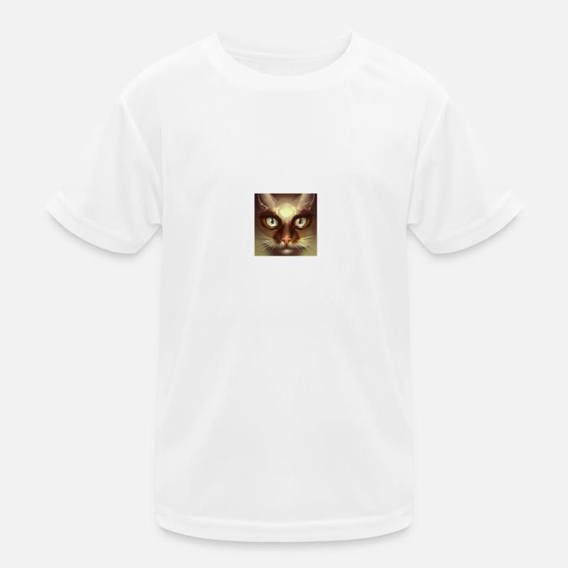 Katzenaugen Kinder Funktions-T-Shirt
