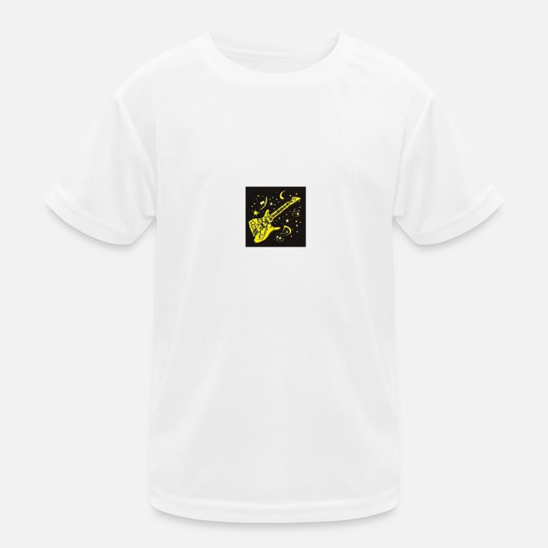Gitarre Kinder Funktions-T-Shirt