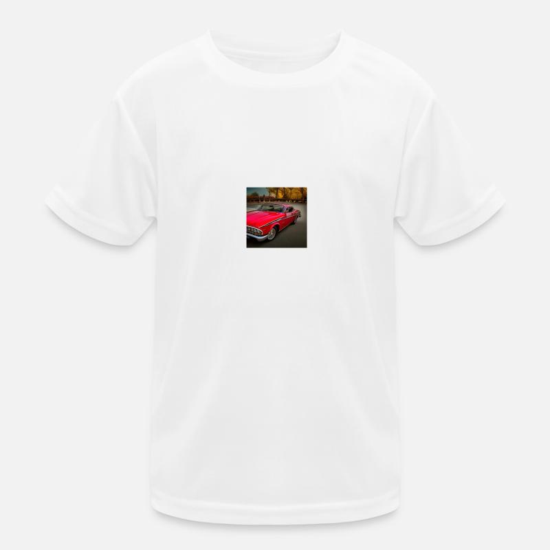 Car Oldtimer classic car - Kids Functional T-Shirt - white
