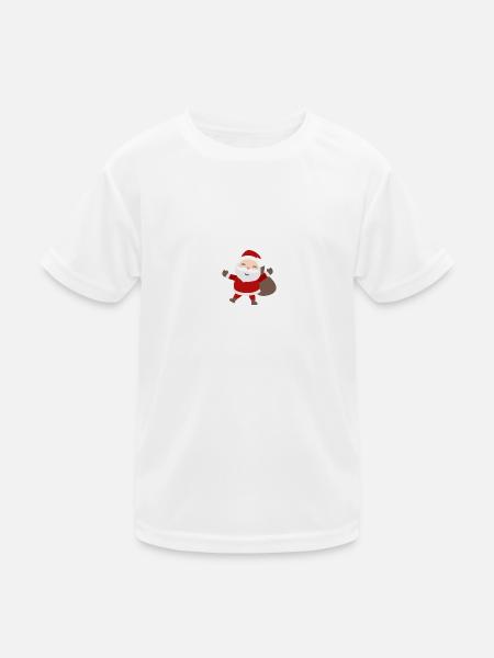 Santa Claus - Kids Functional T-Shirt - white - Front