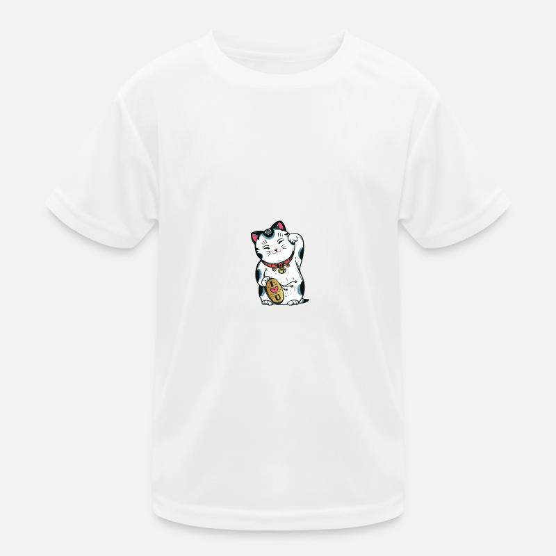 Katze Kinder Funktions-T-Shirt