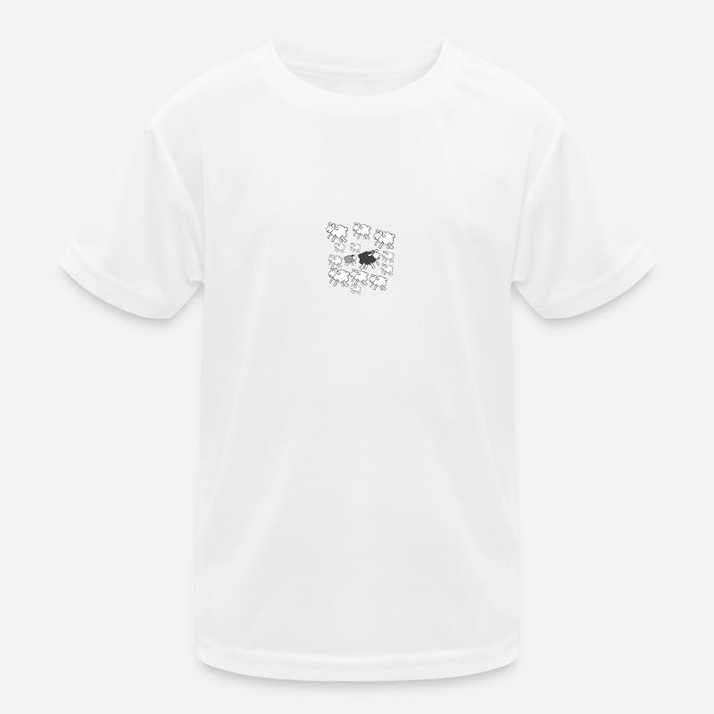 Schafe Kinder Funktions-T-Shirt