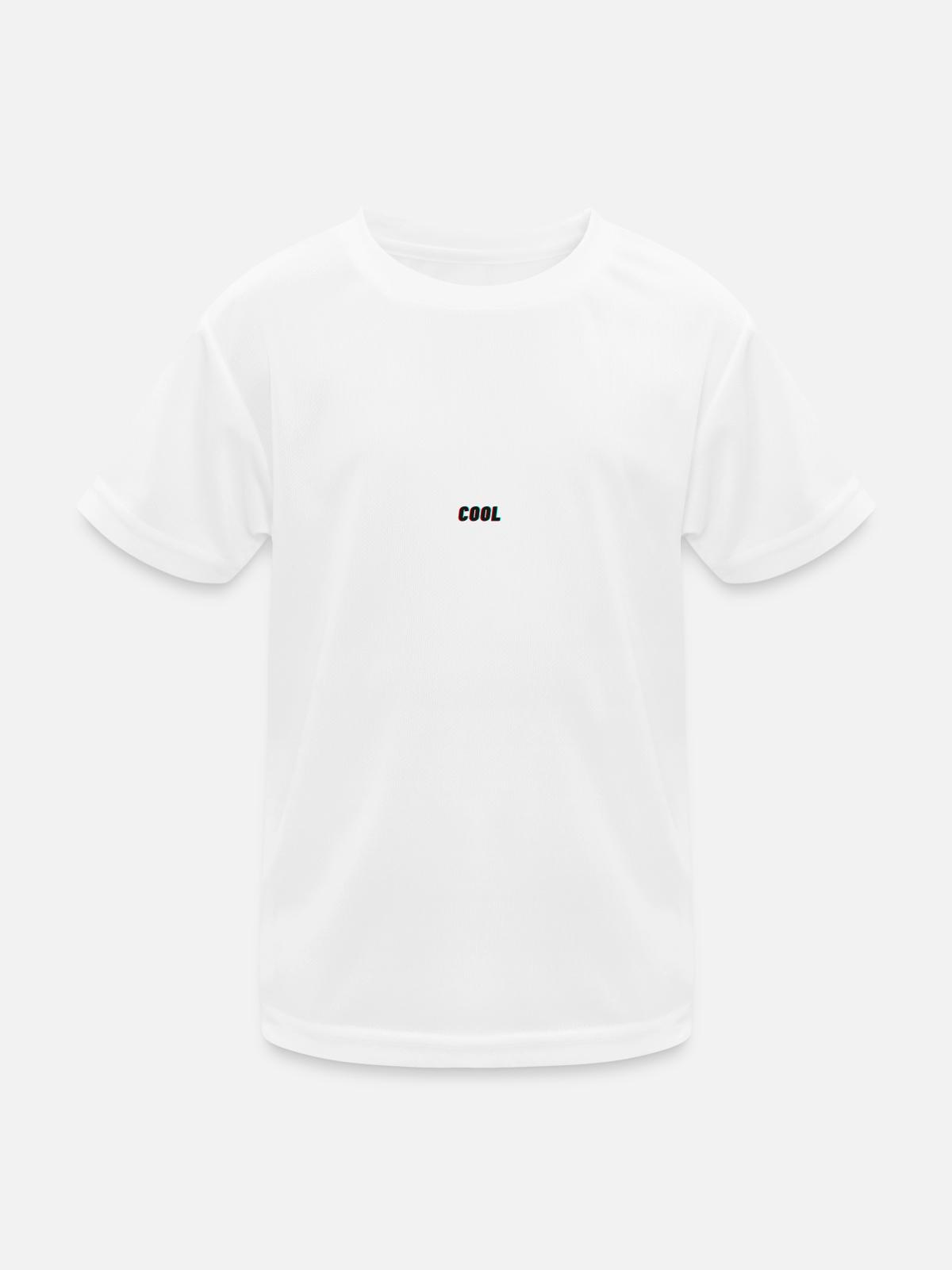 COOL COOL - Kinder Funktions-T-Shirt - Weiß - Vorne
