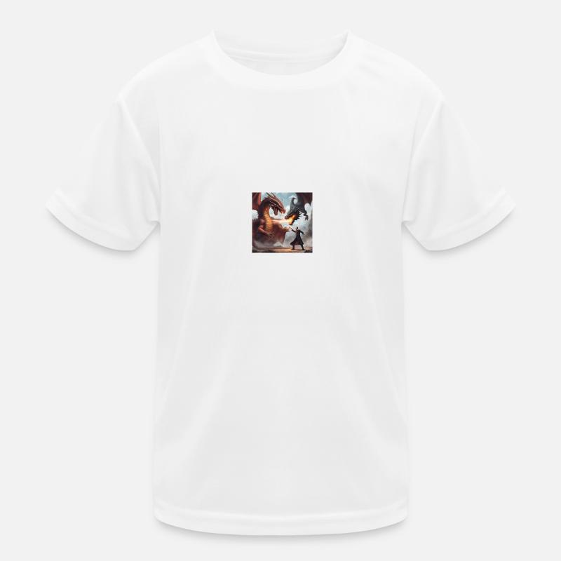 Combattre des dragons T-shirt sport Enfant