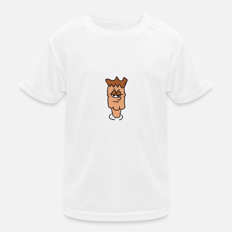Bunter Comic Kopf Kinder Funktions-T-Shirt