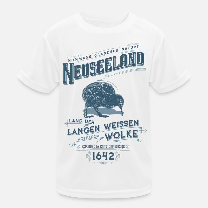 Aotearoa - Neuseeland Kinder Funktions-T-Shirt