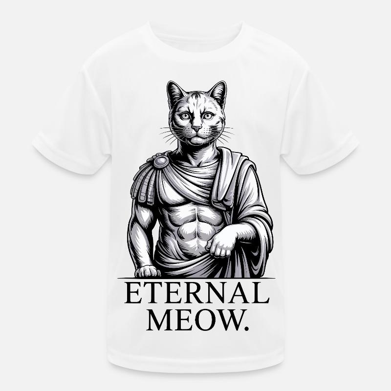 Roman Cat Kids Functional T-Shirt