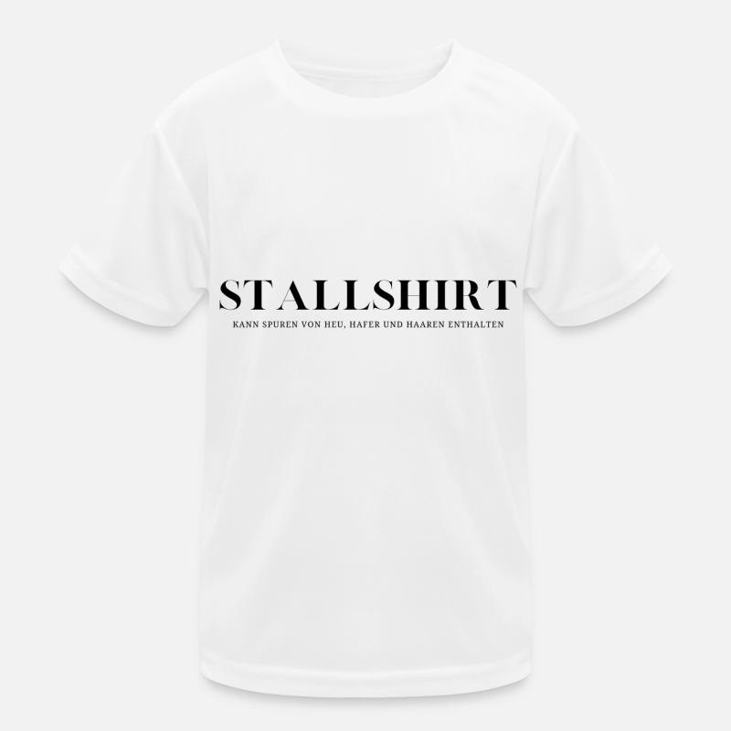 Stallshirt Design 2 Kinder Funktions-T-Shirt