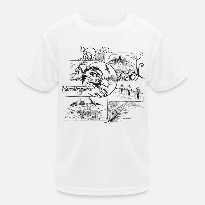 Berchtesgaden Watzmann Bartgeier Kinder Funktions-T-Shirt