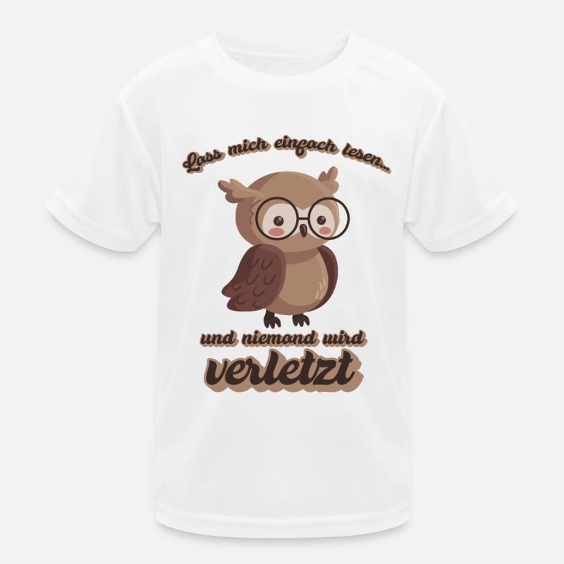 Lass mich einfach lesen und niemand wird verletzt Kinder Funktions-T-Shirt