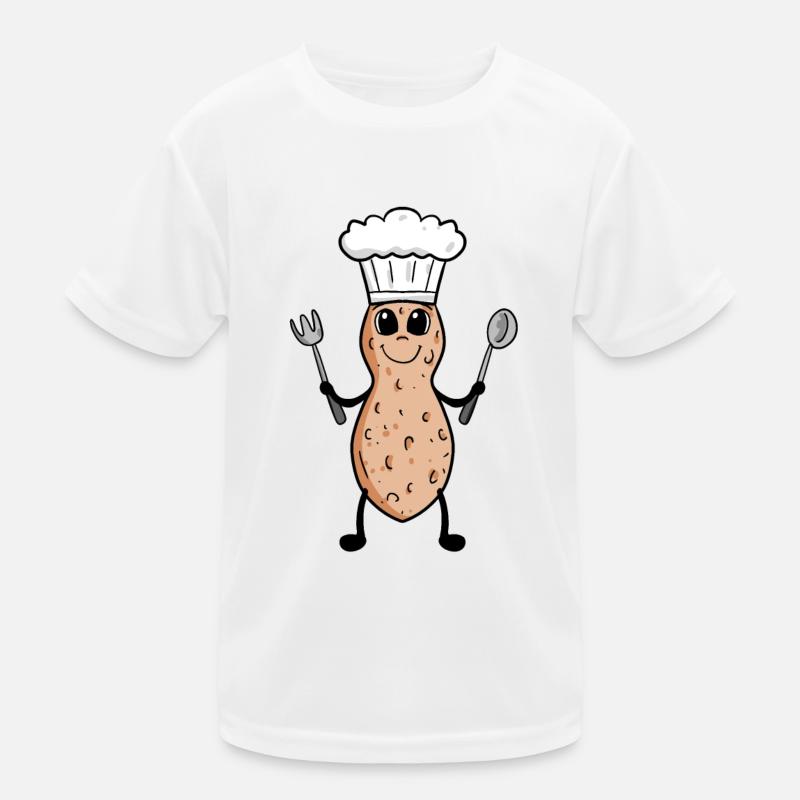 Peanut Chef Cooking Restaurant Gift Kids Functional T-Shirt