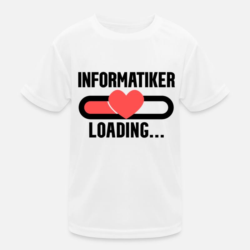 Informatiker Loading Kinder Funktions-T-Shirt