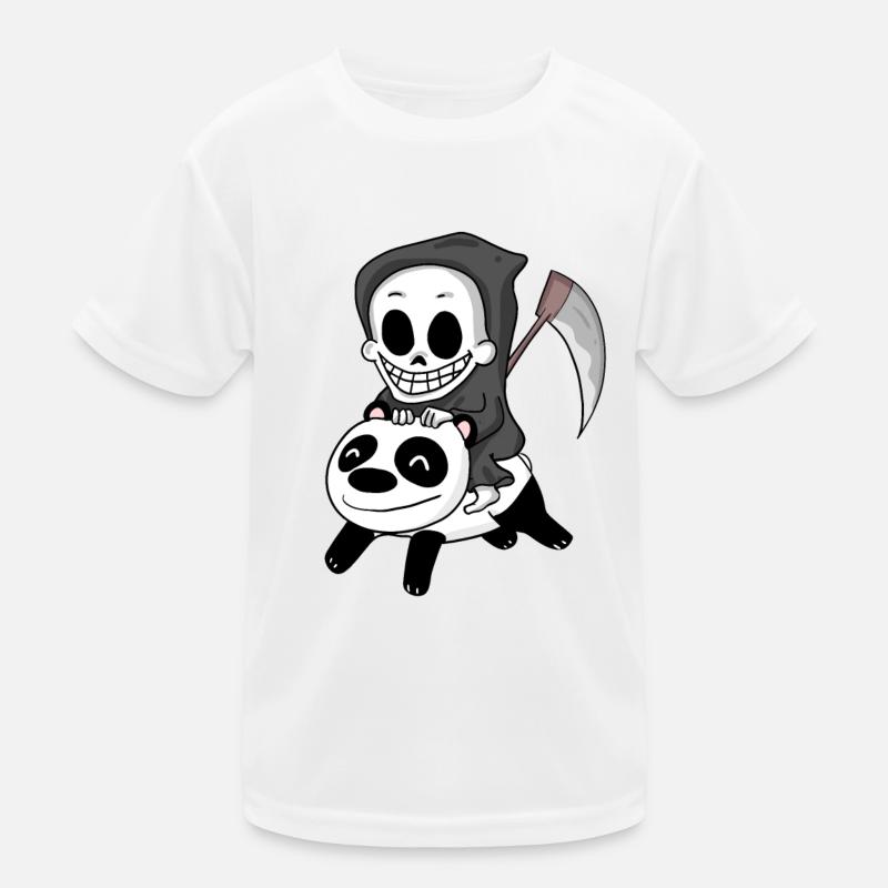 Sensenmann Panda Kinder Funktions-T-Shirt