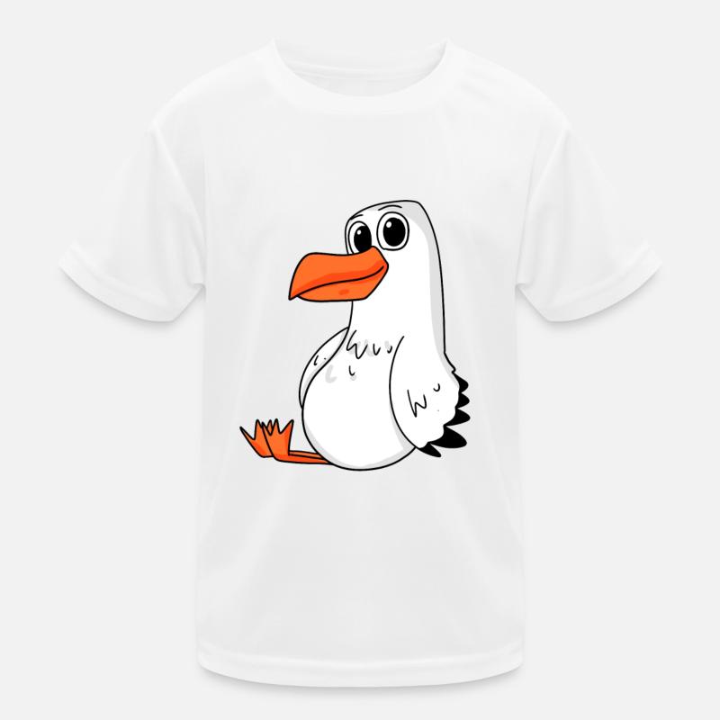 Möwe Kinder Funktions-T-Shirt