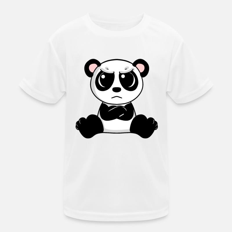 angry panda Kids Functional T-Shirt