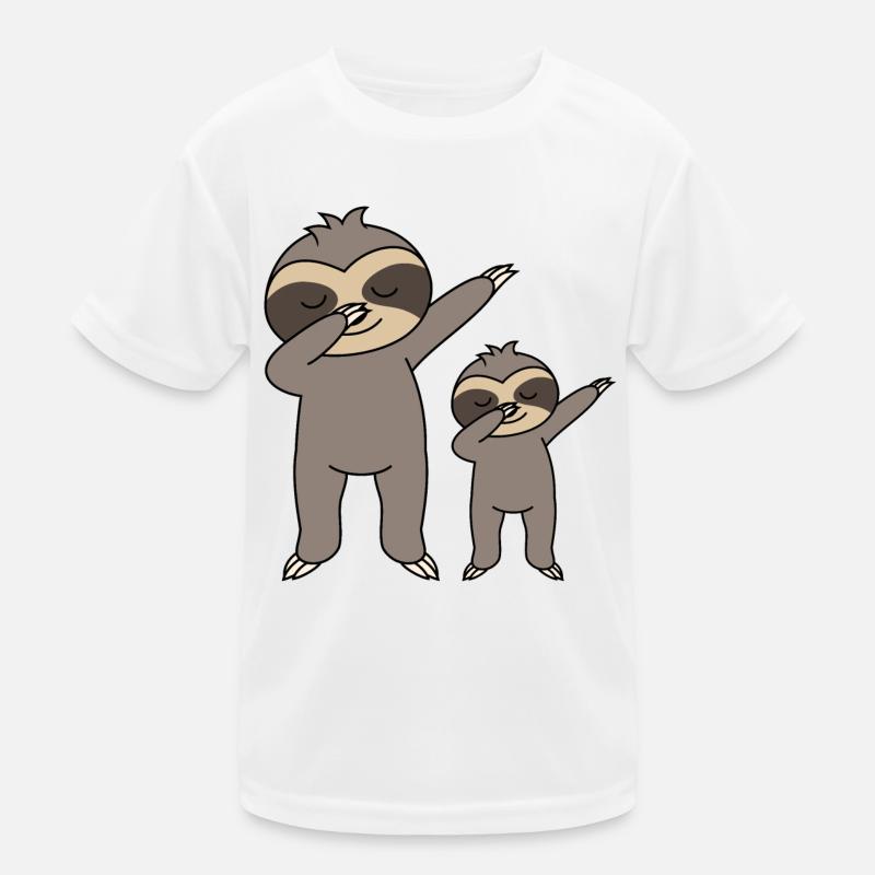 Dabbing paresseux T-shirt sport Enfant