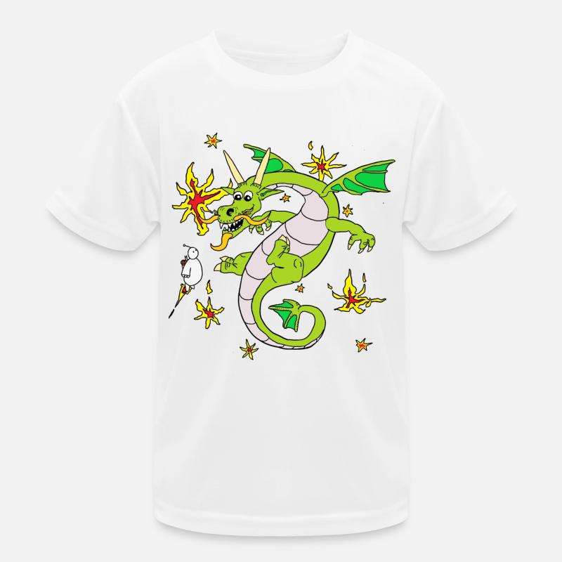 dragon T-shirt sport Enfant