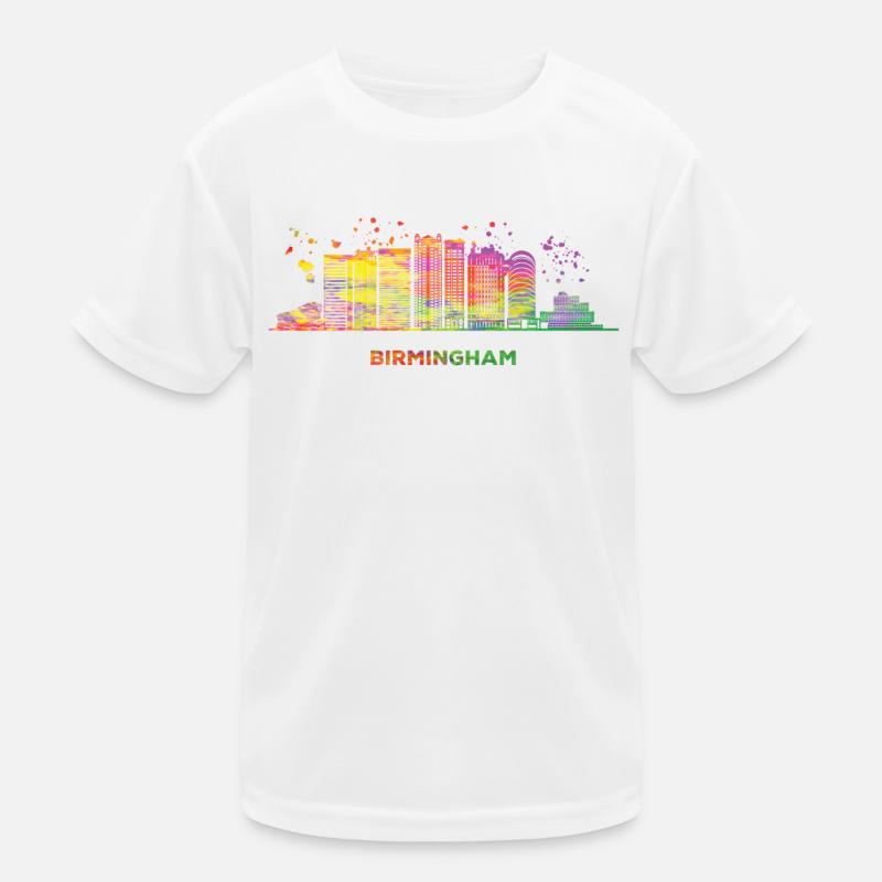 Birminghamer Skyline Birmingham T-shirt sport Enfant