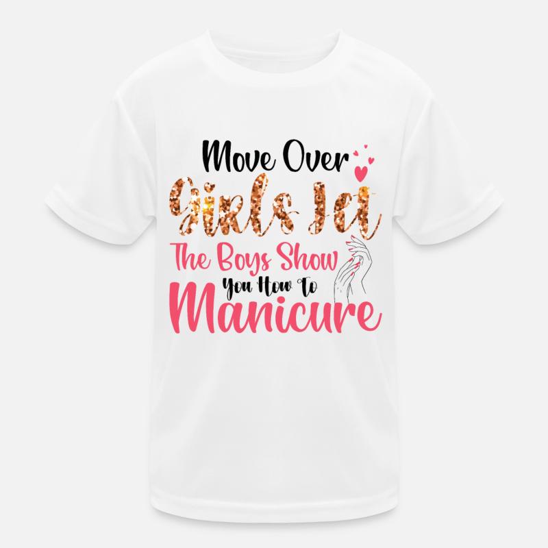 Platz Da, Mädchen - Nageltechnikerinnen Kinder Funktions-T-Shirt