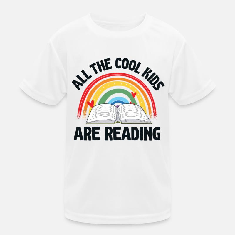 All Cool Kids Read Teachers Kids Functional T-Shirt