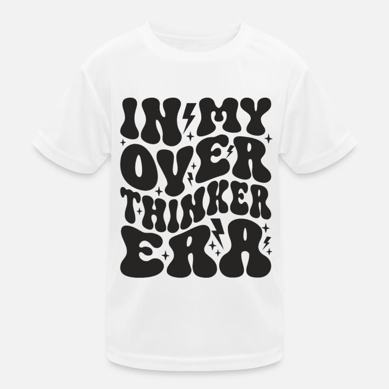 Dans mon ère Overthinker Overthink T-shirt sport Enfant