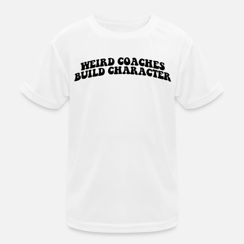 Seltsame Coaches Bilden Charakter Coach Kinder Funktions-T-Shirt