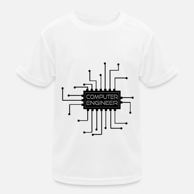 Computer engineer - Computer Ingenieur Kinder Funktions-T-Shirt