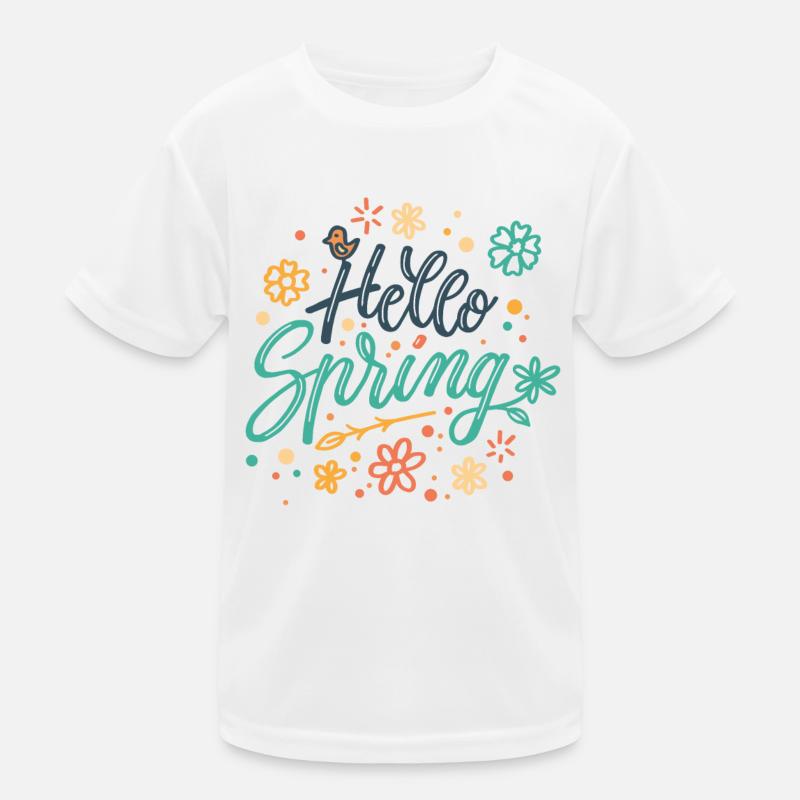 Hello Spring Kids Functional T-Shirt