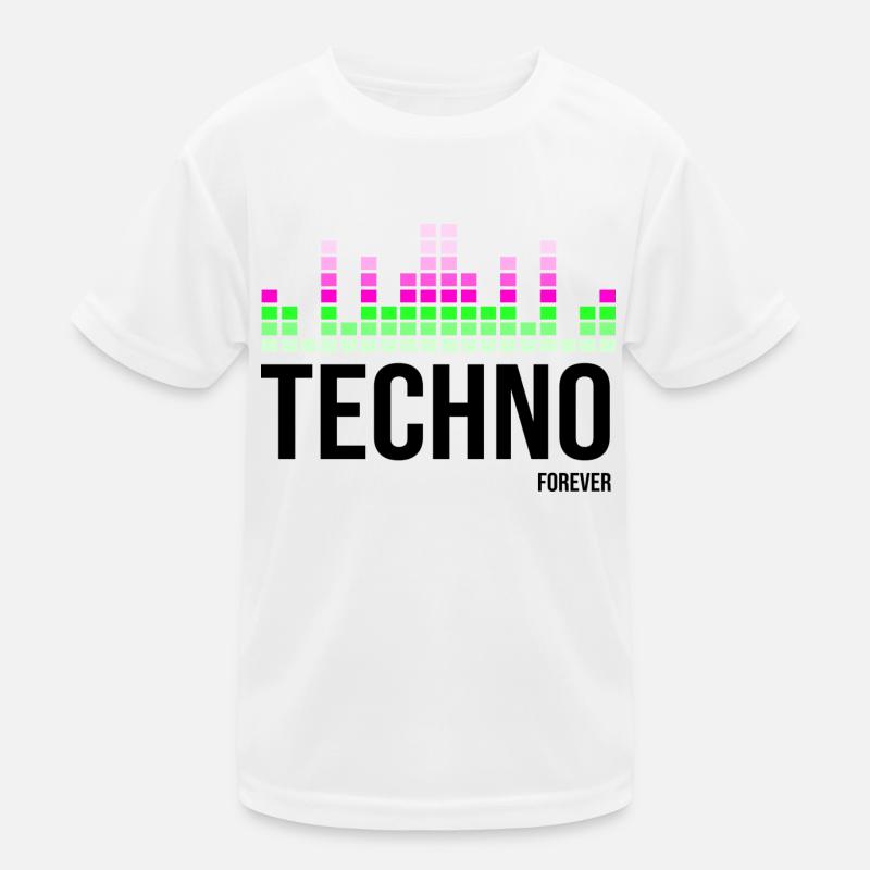Techno-Musik Kinder Funktions-T-Shirt