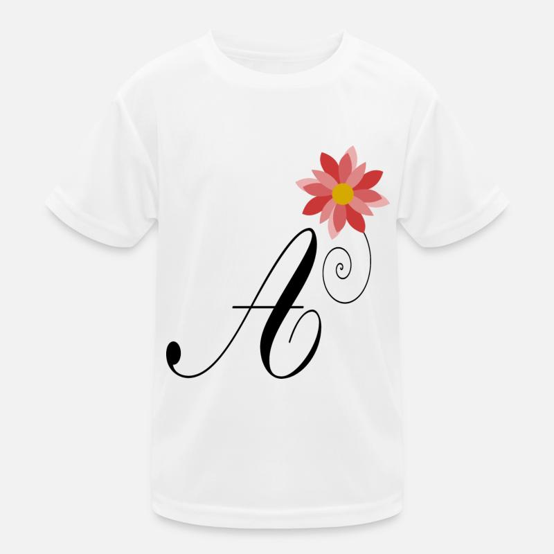 A. ALPHABET. LIEBE Kinder Funktions-T-Shirt