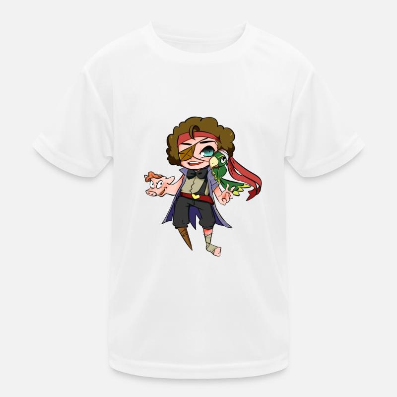 Pig-Pirate Kinder Funktions-T-Shirt