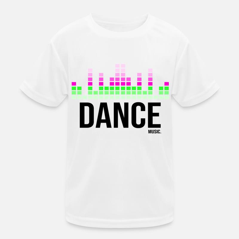 Dance music Kids Functional T-Shirt