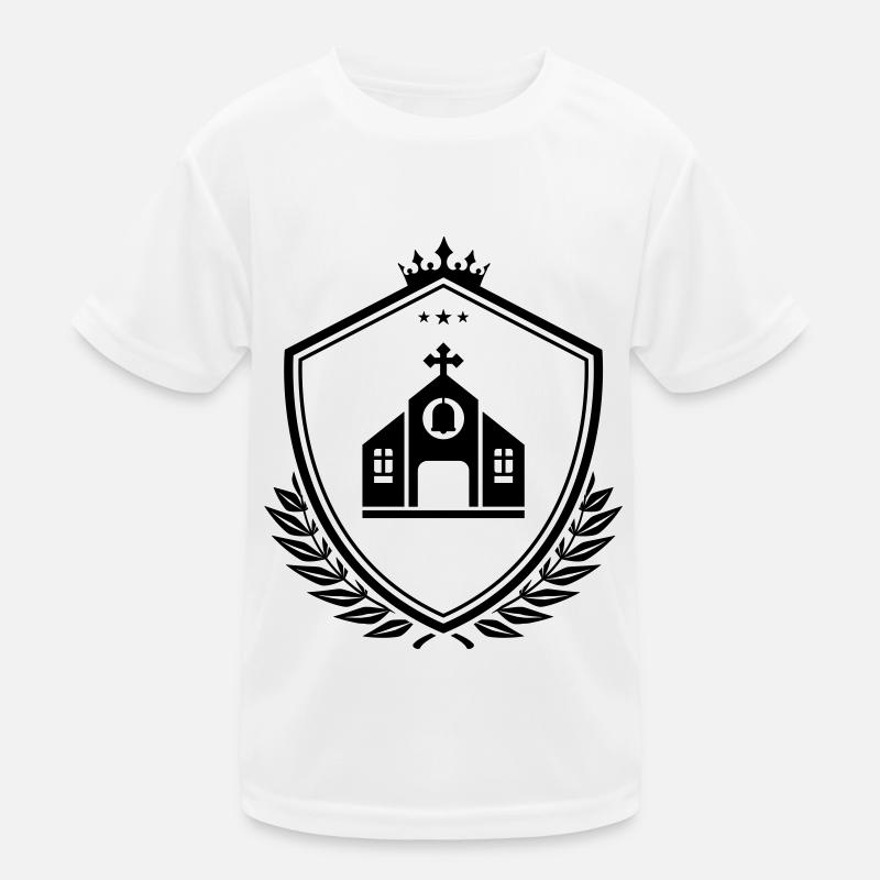 Kirche Wappen Kinder Funktions-T-Shirt