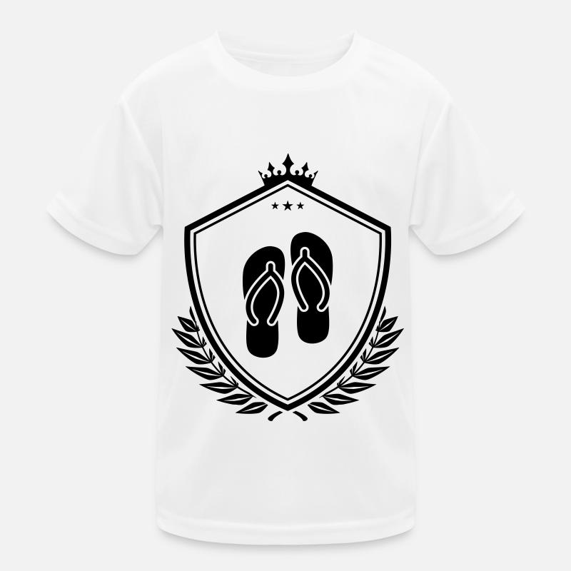 Flip-flops icon Kids Functional T-Shirt