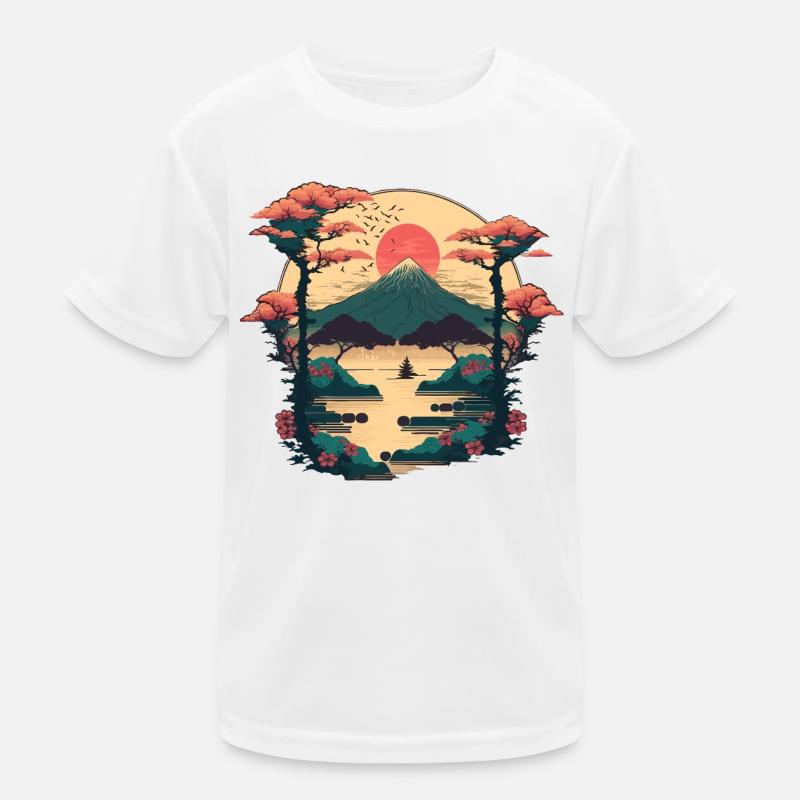 Bloc de bois T-shirt sport Enfant