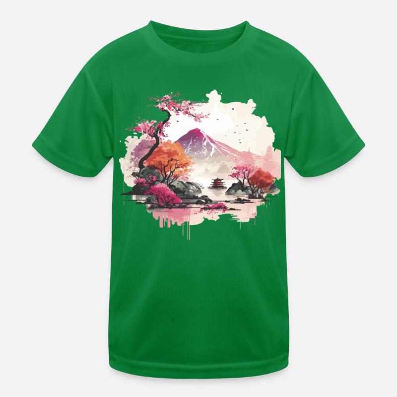 Bloc de bois T-shirt sport Enfant