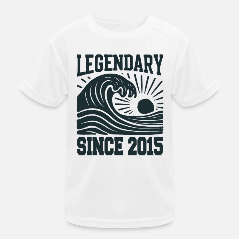Legendär Seit 2015 Geburtstag Welle Kinder Funktions-T-Shirt